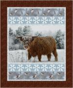 Highland Cow & Sparrows by 